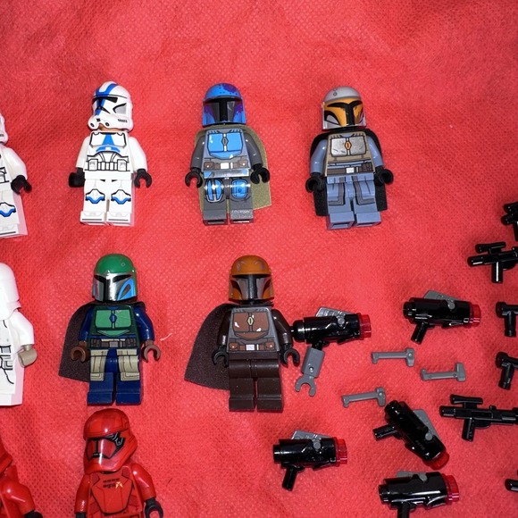 Lego Starwars Minifigures Lot Of 25 Pieces - Picture 3 of 6